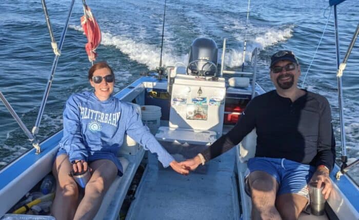 Couple Reef Fishing and Trolling