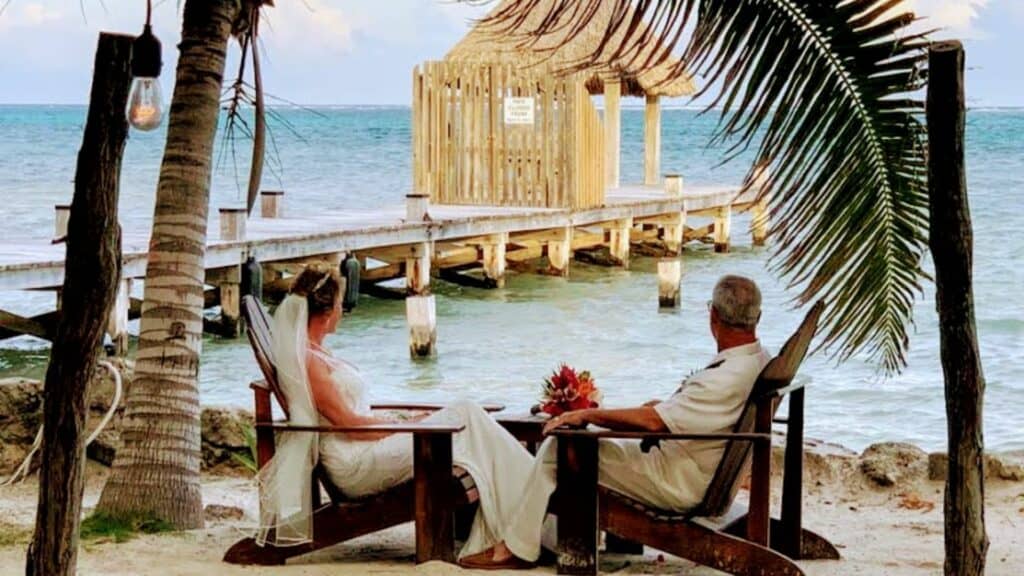 Wedding Couple in Belize